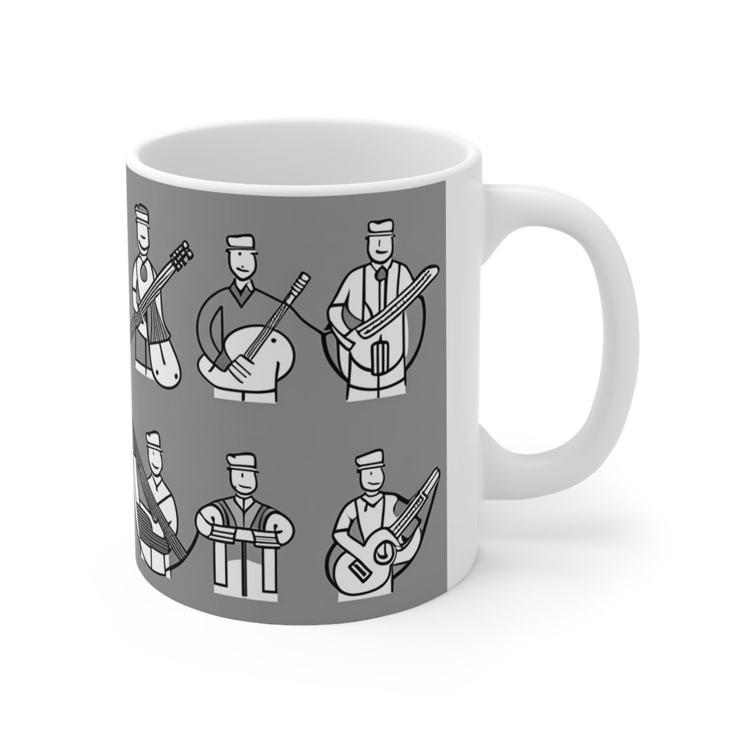 Professional Worker Musician #8 Ceramic 11oz Mug AI Artwork