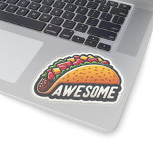 Load image into Gallery viewer, Awesome Taco Vinyl Sticker, Foodie, Mouthwatering, Whimsical, Fast Food #6
