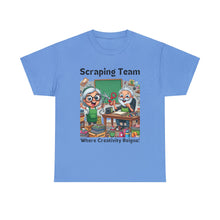 Load image into Gallery viewer, Scraping Team: Where Creativity Reigns, Scrapbooking 100% Cotton Classic T-shirt
