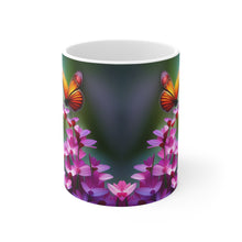 Load image into Gallery viewer, Colorful Monarch Butterflies #1 Mug 11oz mug AI-Generated Artwork
