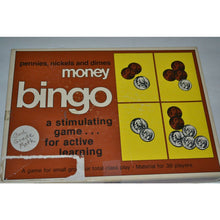 Load image into Gallery viewer, 1977 Money Bingo Pennies, Nickels And Dimes Math Learning Game (Pre-Owned)

