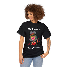 Load image into Gallery viewer, Hippie Granny My Groove is Going Strong Hippie Unisex Heavyweight 100% Cotton T-Shirt
