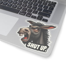 Load image into Gallery viewer, Funny Angry Stubborn Mule Shut-up Vinyl Stickers, Laptop, Whimsical, Humor #6
