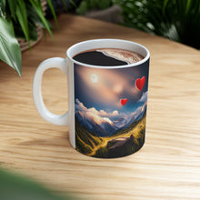 Load image into Gallery viewer, Nothing but True Love at Sunset #6 11oz mug AI-Generated Artwork
