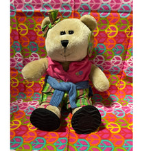 Load image into Gallery viewer, 2007 Starbucks Bearista Bear Plush Doll Summer Vacation Girl 62nd Edition
