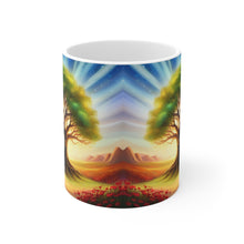 Load image into Gallery viewer, The Family Tree Foundation for Joy #3 11oz mug AI-Generated Artwork
