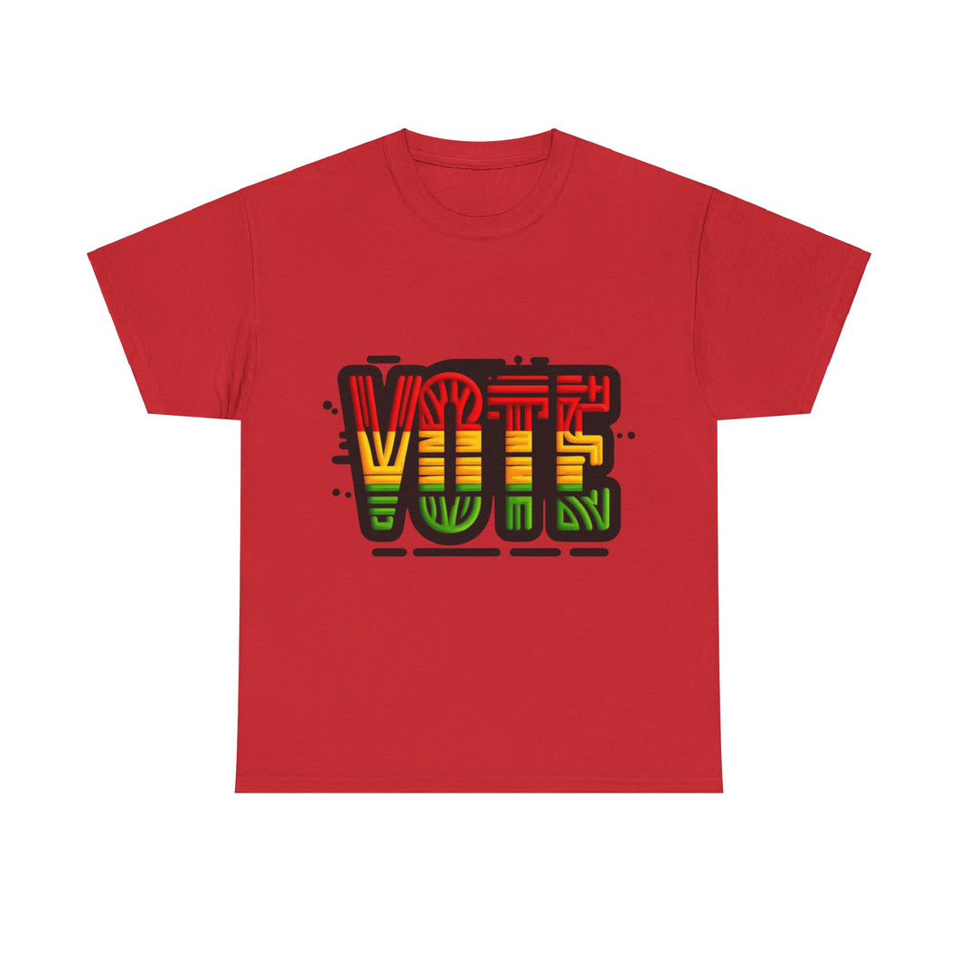 Reggae Vote Neon Election Freedom Stand for Liberty, Justice, and Democracy, 2024 Presidential Campaign, Election 2024 Shirt, Vote for Joy