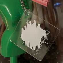 Load image into Gallery viewer, Teach Love Inspire Inspirational Teacher Acrylic Keychains Black Tassel 1.96"
