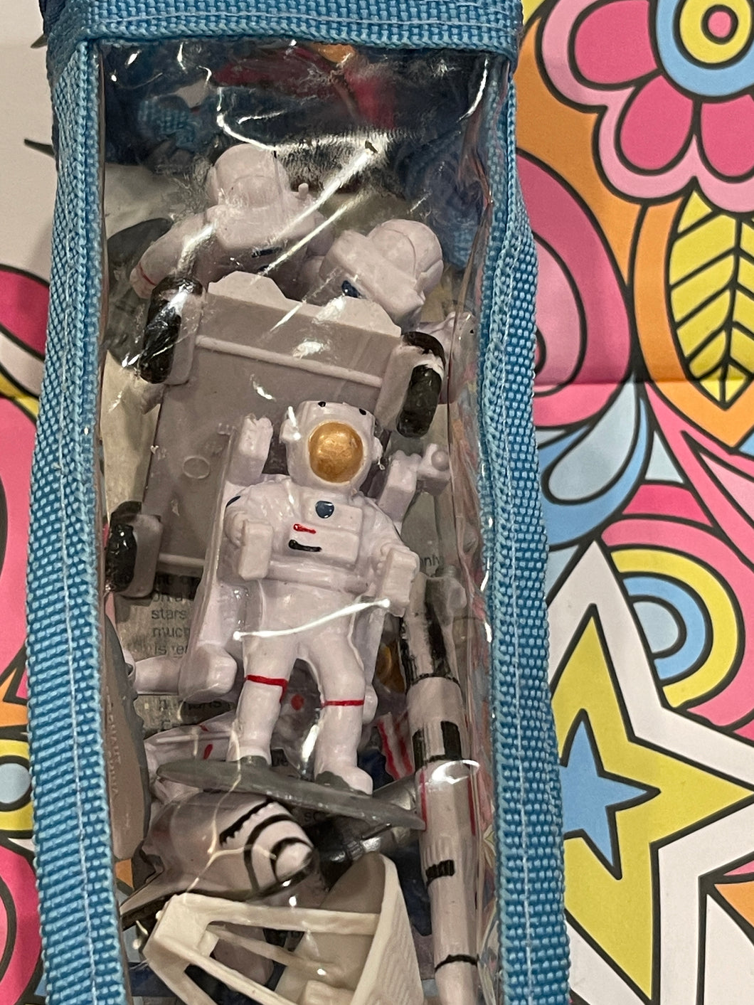 Wild Republic Nature Tubes Space & Astronauts Play Set Zipper Case #84238