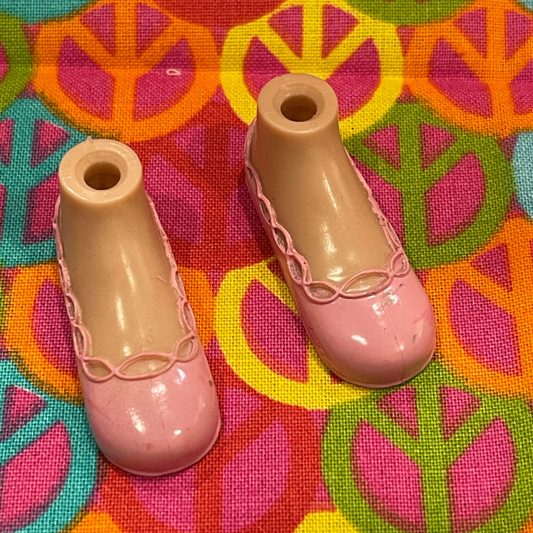 Bratz Footwear Pink Lace Flats Triplets Brigitte Pink Shoes