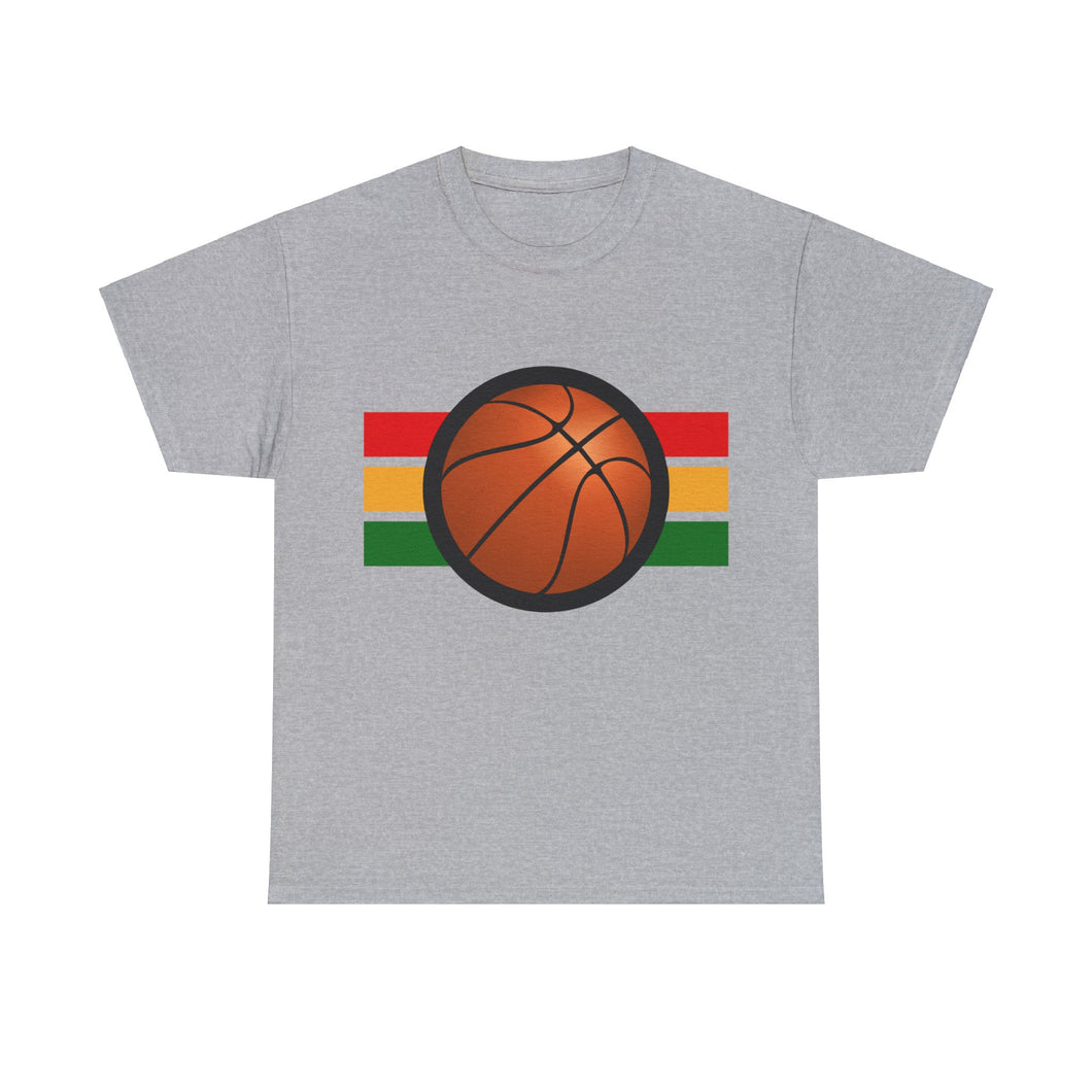 Musewear Sports Basketball Unisex Heavy Cotton Crewneck T-Shirt