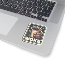 Load image into Gallery viewer, Fresh Woke Coffee Vinyl Stickers, Laptop, Foodie, Beverage, Thirst Quencher #3
