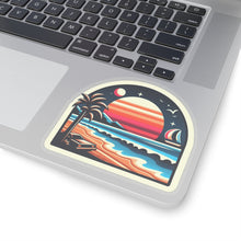 Load image into Gallery viewer, Good Vibes Sunset Vinyl Stickers, Laptop, Positivity, Self-Love, Cheerful #3
