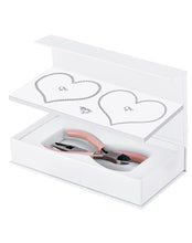 Load image into Gallery viewer, Permanent Couples Matching Bracelets Kit - DIY Bracelet Set Cuban Adjustable Link Bracelets Gifts for Boyfriend, Valentines Day Gifts for Him Her Matching Bracelets Unique Jewelry Gift for Anniversary Birthday
