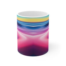Load image into Gallery viewer, Pastel Sea-life Sunset #21 Ceramic Mug 11oz mug AI-Generated Artwork
