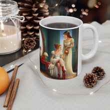 Load image into Gallery viewer, Playing Dress up Just Like Mommie #11 Mug 11oz mug AI-Generated Artwork
