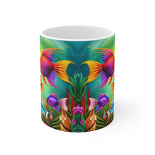 Load image into Gallery viewer, A Menagerie of a colorful Sea-life #3 Mug 11oz mug AI-Generated Artwork
