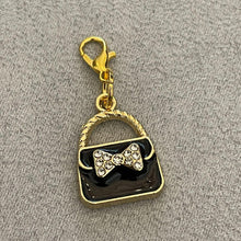 Load image into Gallery viewer, Black purse cute fancy Mobile Y2K Phone Charm Jewelry
