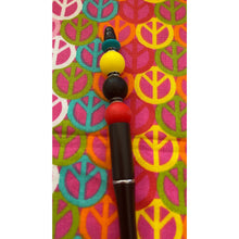 Load image into Gallery viewer, Black and red beqded pen Custom Handmade Beaded Pen
