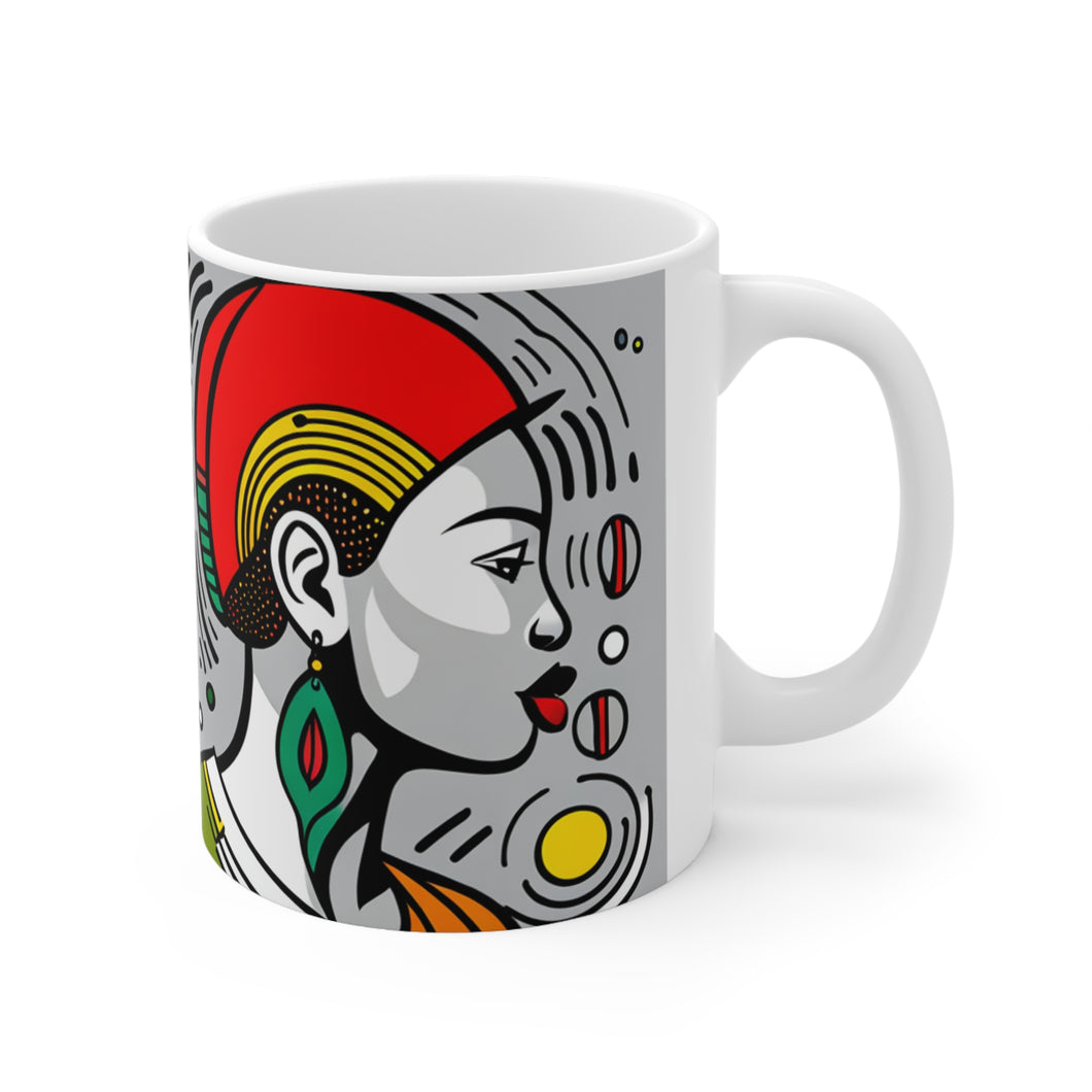 Colors of Africa Queen Sista #10 11oz AI Decorative Coffee Mug