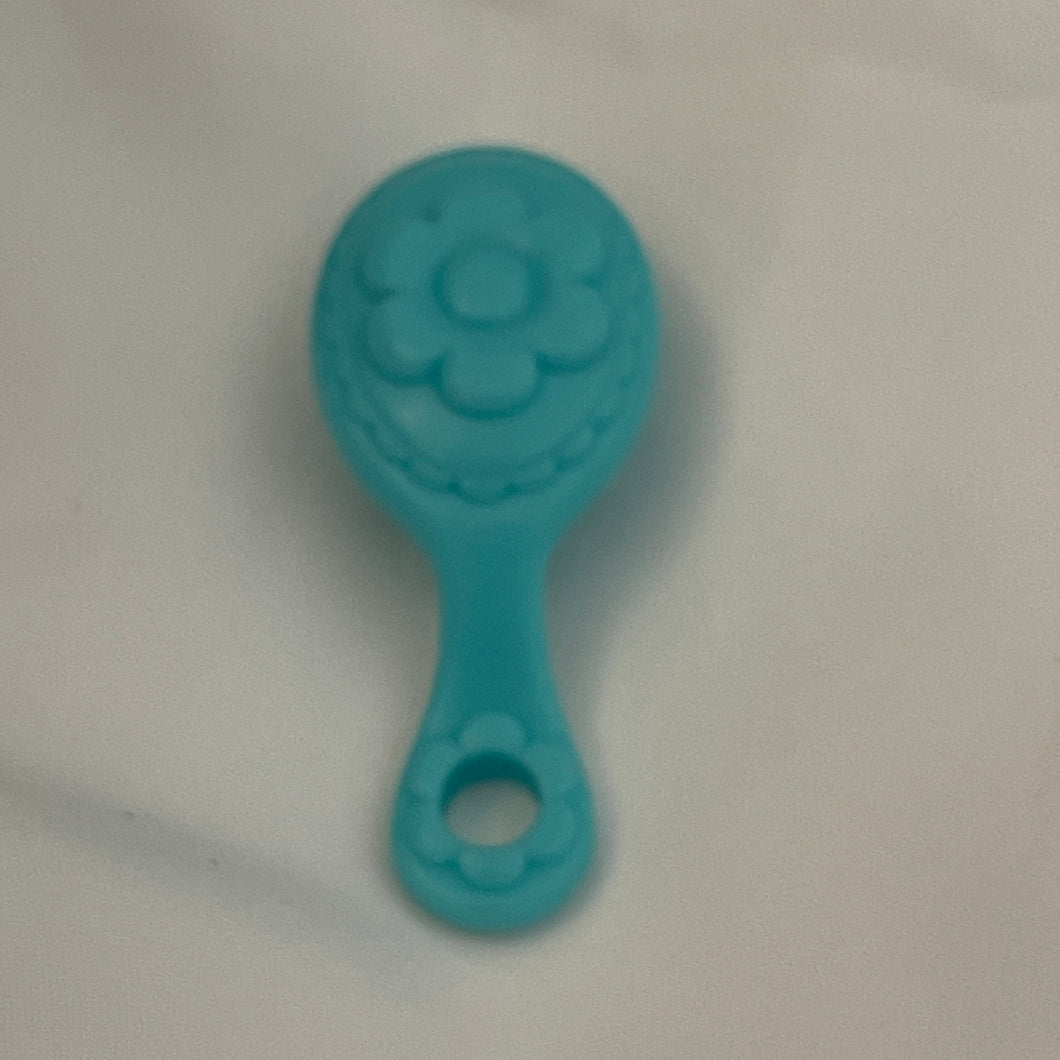 Doll Brush #30 Blue Flower back (Pre-Owned)