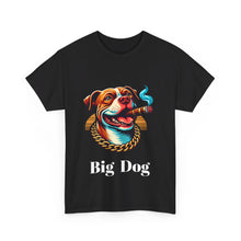 Load image into Gallery viewer, Big Dog Pitbull Shirt, The Dog Life Pitbull Cigar Gold Chain Unisex Crewneck T-Shirt
