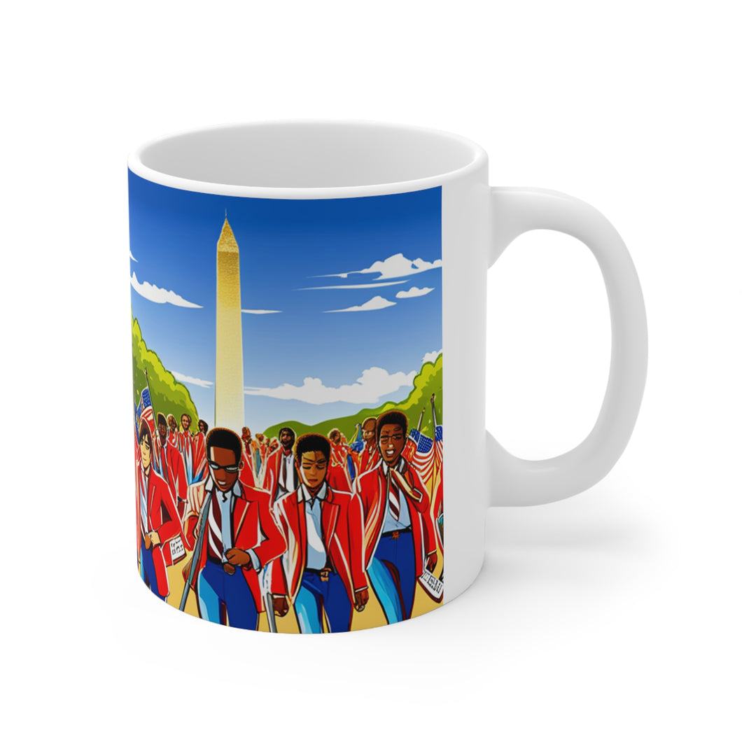 Civil Rights Movement for Peace & Equality #2 Mug  AI-Generated Artwork 11oz mug