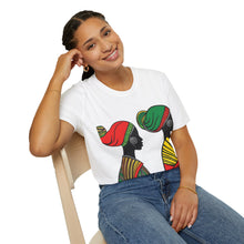 Load image into Gallery viewer, Color of Africa Mother &amp; Daughter Unisex Softstyle Short Sleeve Crewneck T-Shirt
