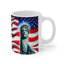 Load image into Gallery viewer, The United States of America USA Flag Eagle #5 Mug 11oz mug AI-Generated Artwork
