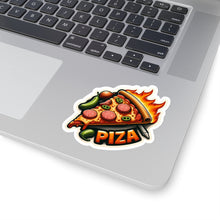 Load image into Gallery viewer, Piza Slice Foodie Vinyl Stickers, Funny, Laptop, Water Bottle, Journal, #17
