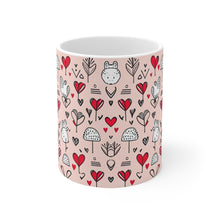 Load image into Gallery viewer, Valentine&#39;s Day is for Love #24 11oz AI Decorative Coffee Mug
