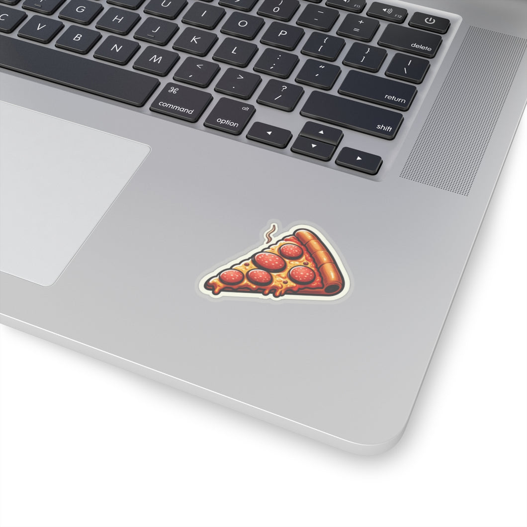 Pizza Slice Foodie Vinyl Stickers, Funny, Laptop, Water Bottle, Journal, #18