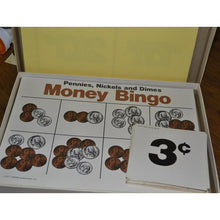 Load image into Gallery viewer, 1977 Money Bingo Pennies, Nickels And Dimes Math Learning Game (Pre-Owned)
