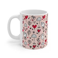 Load image into Gallery viewer, Valentine&#39;s Day is for Love #24 11oz AI Decorative Coffee Mug
