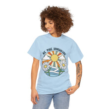 Load image into Gallery viewer, Be the Sunshine Unisex Heavyweight 100% Cotton T-Shirt
