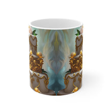 Load image into Gallery viewer, Happy Birthday Wedding Cake Celebration #5 Ceramic 11oz mug AI-Generated Artwork
