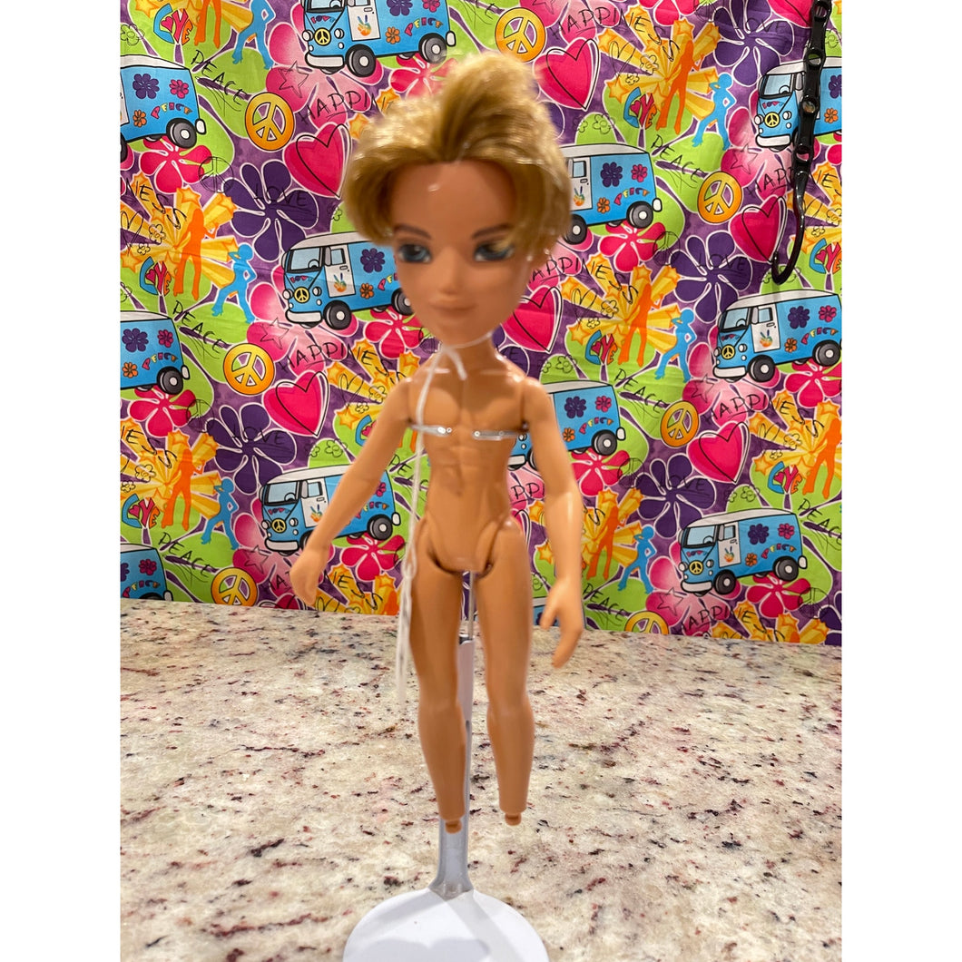 Bratz Boyz Cameron Male Doll Blue Eyes Lot 9 #37 Nude Fashion Doll Only