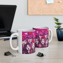 Load image into Gallery viewer, Valentine&#39;s Day From The Pink Heart #15 Mug 11oz mug AI-Generated Artwork
