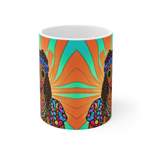 Load image into Gallery viewer, Retro 60s Female Queen #1 Mug 11oz mug AI-Generated Artwork
