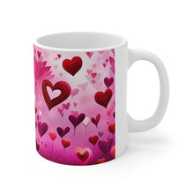 Load image into Gallery viewer, Valentine&#39;s Day From The Pink Heart #1 Mug 11oz mug AI-Generated Artwork
