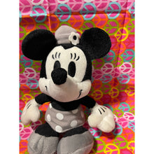 Load image into Gallery viewer, Disney Monochrome Minnie Mouse Plush Stuffed Animal
