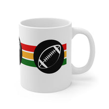 Load image into Gallery viewer, Sports Game No Word Football #2 White 11oz Ceramic Beverage Mug Decorative Art
