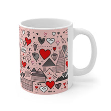 Load image into Gallery viewer, Valentine&#39;s Day is for Love #23 11oz AI Decorative Coffee Mug
