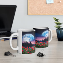 Load image into Gallery viewer, Lunar Moon Fantasy Art #9 Ceramic Mug 11oz AI Generated Artwork
