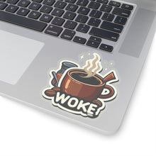 Load image into Gallery viewer, Fresh Woke Coffee Vinyl Stickers, Laptop, Foodie, Beverage, Thirst Quencher #2
