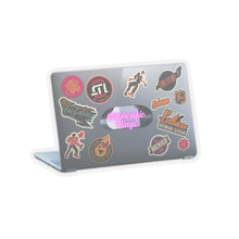 Load image into Gallery viewer, Funny Laptop Vinyl Stickers, Laptop covered with stickers, Diary, Journal #7
