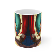 Load image into Gallery viewer, Playing Dress up Just Like Mommie #10 Mug 11oz mug AI-Generated Artwork
