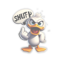 Load image into Gallery viewer, Funny Angry Stubborn Duck Vinyl Stickers, Laptop, Journal, Whimsical, Humor #3
