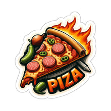 Load image into Gallery viewer, Piza Slice Foodie Vinyl Stickers, Funny, Laptop, Water Bottle, Journal, #17
