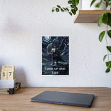 Load image into Gallery viewer, Motivational Look Up &amp; Live Dark Fantasy Gloss Posters #18
